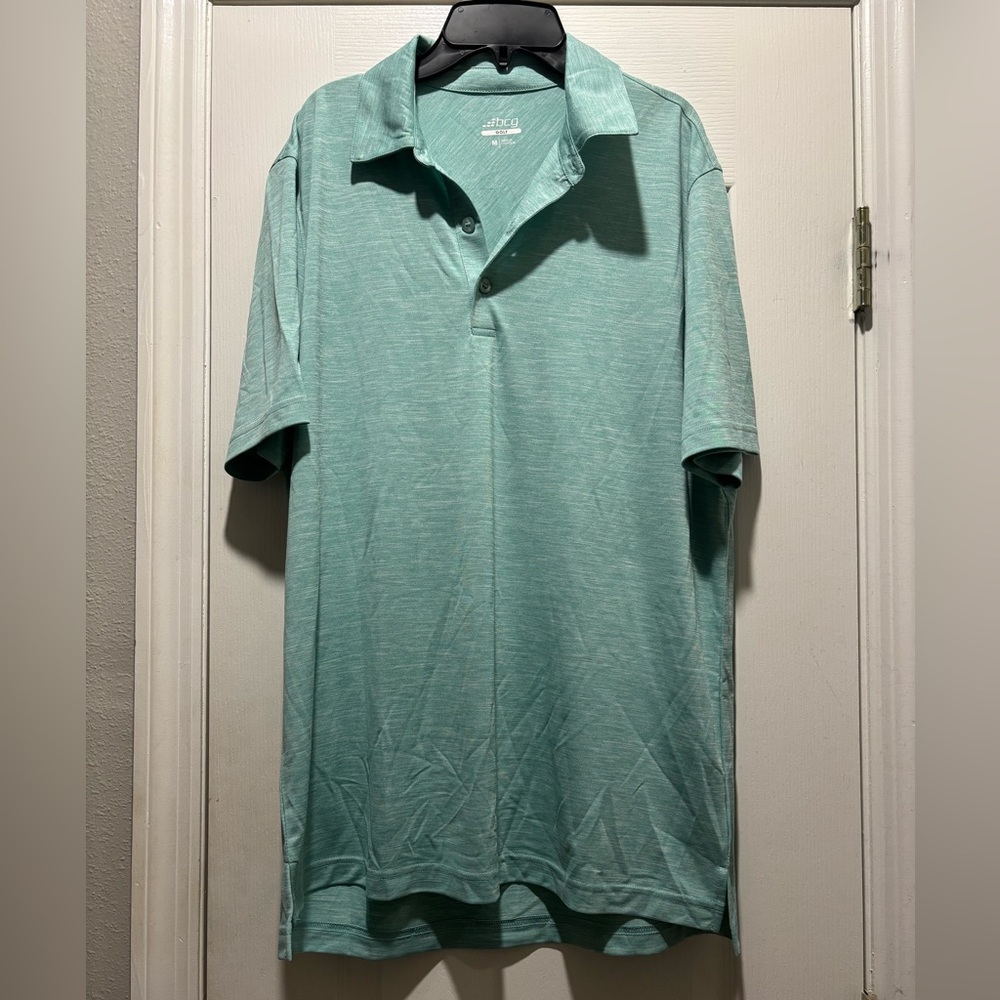 BCG Light Teal Golf Polo Shirt